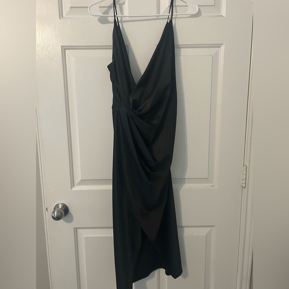 House of CB London Black Evening MIDI Dress Size Medium